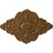 Ekena Millwork Ashford Ceiling Medallion, Hand-Painted Smokey Topaz Crackle, 42 3/4"W x 28 7/8"H x 1"P CM42X28ASSTC - alternate 1